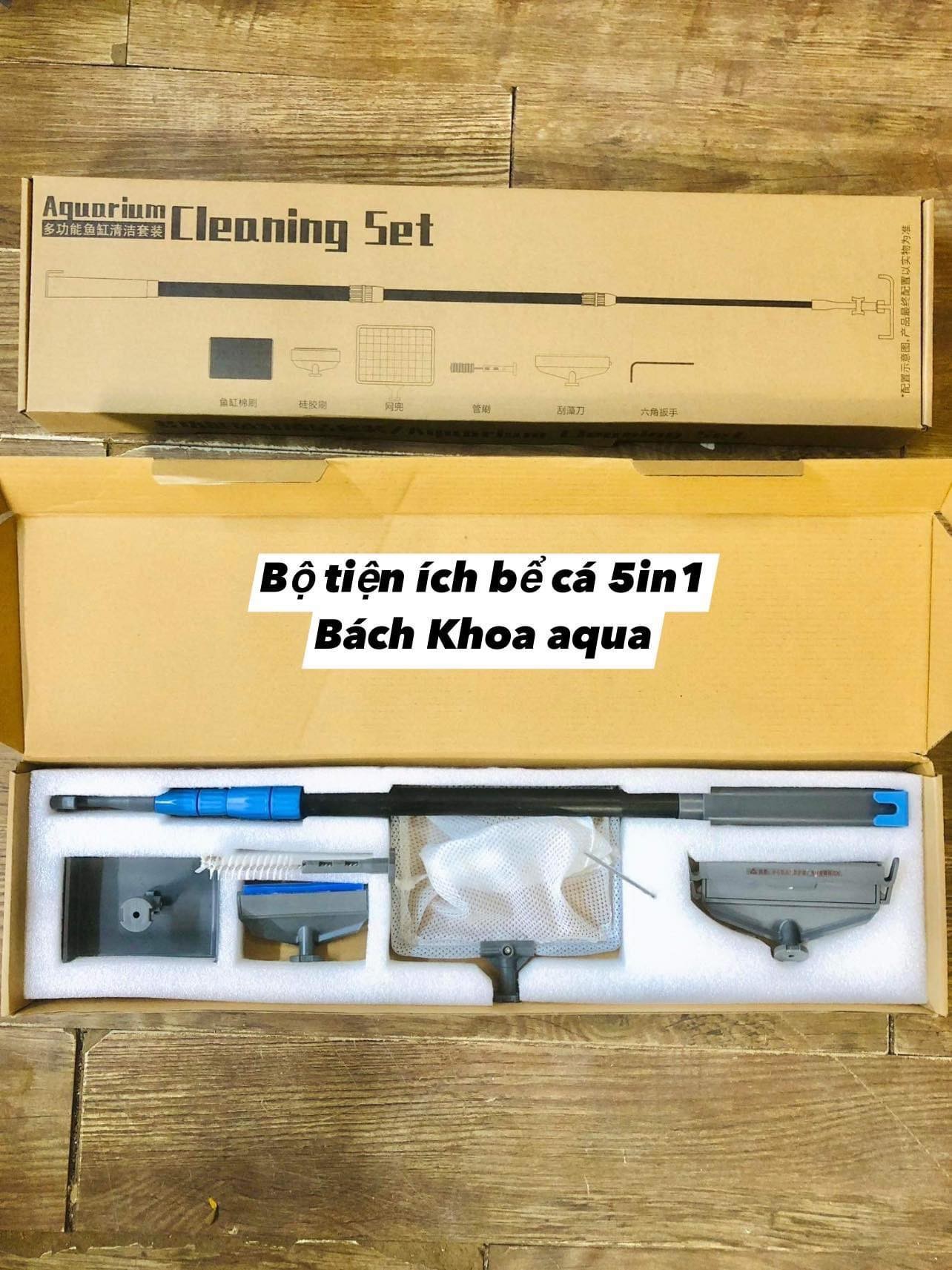 Bộ 5 in 1 tiện ích cho bể cá đủ phụ kiện